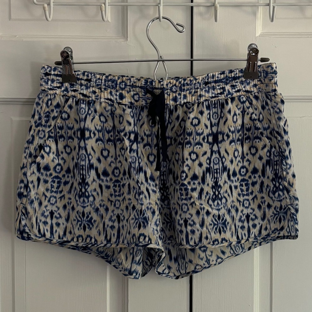 Joie ikat silk shorts, size M